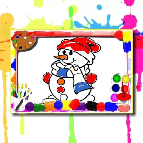 Winter Coloring Book